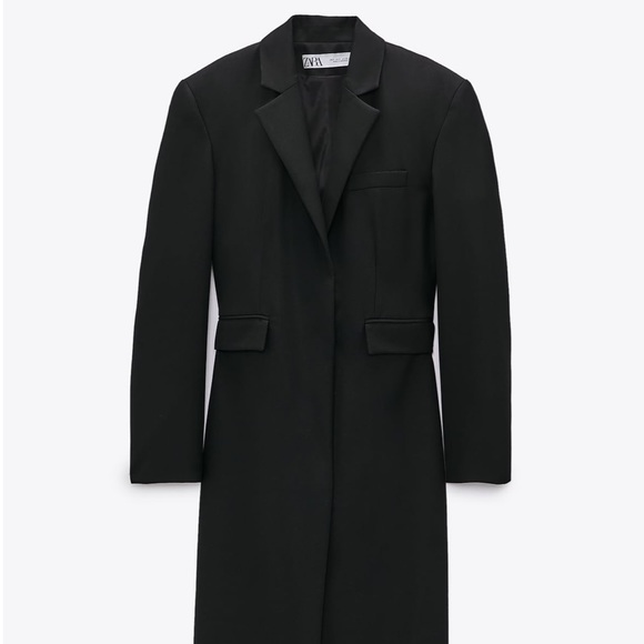 ZARA COAT DRESS BLOGGER FAVORITE SIZE L - Picture 8 of 10